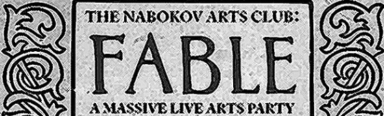 “The Nabokov Arts Club: Fable” in the Arbuturian by Rahnam Pachry